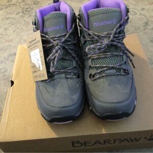 Womens Bearpaw Cow Suede Hiking Boots Size 8